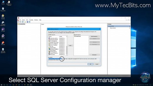 Where is SQL Server Configuration Manager? | My Tec Bits