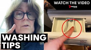 Woman teaches internet how to use a washing machine