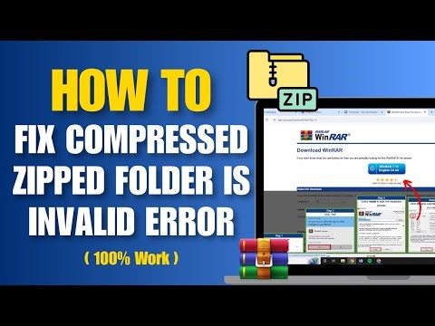 How to Fix Compressed Zipped Folder is Invalid (100% Working) - Easy Guide