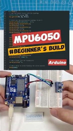 Motion Tracking with Arduino! MPU6050 Tutorial 🤖 #arduino #arduinoproject