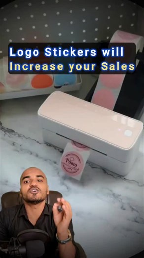 Animesh kumar on Instagram: "Logo sticker & printer"