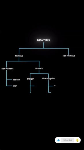 Java Data Types Flowchart in 10 Seconds! 💻 #Shorts #reels #correctcoding #python #viral #javascript