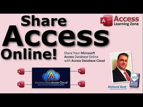 Share Your Microsoft Access Database Online with Access Database Cloud