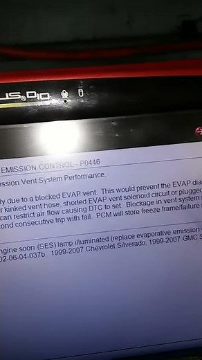 🛠DTC Check engine light code p0446: evaporative emission vent system performance 🛠
