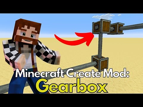Minecraft CREATE Mod Guide - Gearbox