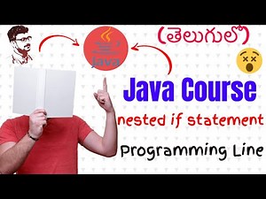 Java nested if statement in Telugu (Java Course in Telugu)