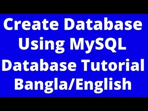 How to Create Database in SQL | MySQL Workbench | SQL MySQL Database Bangla Tutorial for Beginners 1
