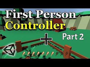 First-Person Controller for Unity Part 2 - FPS Move and Jump C# | Bolt(Visual Scripting) Parallel