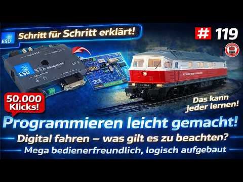 👍 TUTORIAL ESU LOKPROGRAMMER #53451 | SCHRITT FÜR SCHRITT ERKLÄRT | DIGITALISIERUNG | PROGRAMMIERUNG
