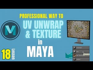 How to do Texture and UV Mapping in Maya | Maya Texturing Tutorial for Beginners