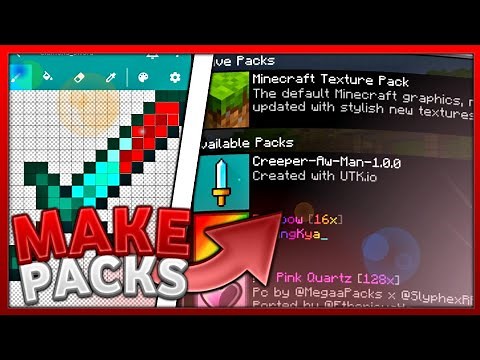 How To Make Your Texture Pack On Andriod & IOS - 2020 1.14+ - Minecraft Bedrock Edition