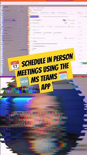 📅 Schedule In-Person Meetings in Microsoft Teams 📅