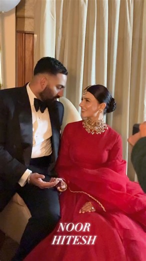 Suhani Chopra on Instagram: "Beautiful @kahlon_noor for her Reception with @hiteshwaraich . We decided to go minimal yet glam for the makeup and for hair we did a very different look, sleek from front and messy at back… she is wearing the iconic @sabyasachiofficial … jewellery @jagdishjewellerschandigarh hairstyling done by super talented @muskanmanhas_artistry had a pleasure working with @sutej.pannu pannu for photography (hype is real, guy is too good) and also the super talented @gurpalfilms 