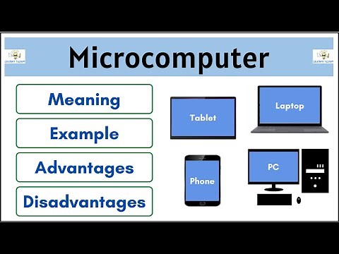 What is Microcomputer | Meaning | Advantages | Disadvantages ||
