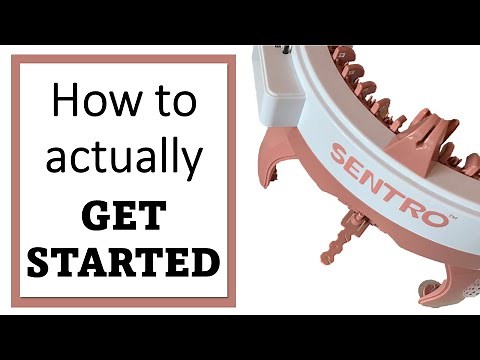 Beginner Cast on Methods | Sentro Addi Knitting Machine get started