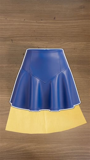 Basic A-Line Skirt Pattern Design: The Perfect Start for Beginners.#sewing #sewingtutorial