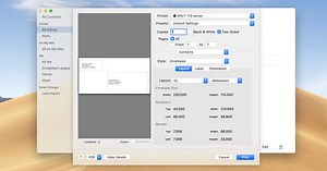 How to print contact info to envelopes, lists, and labels on Mac - 9to5Mac