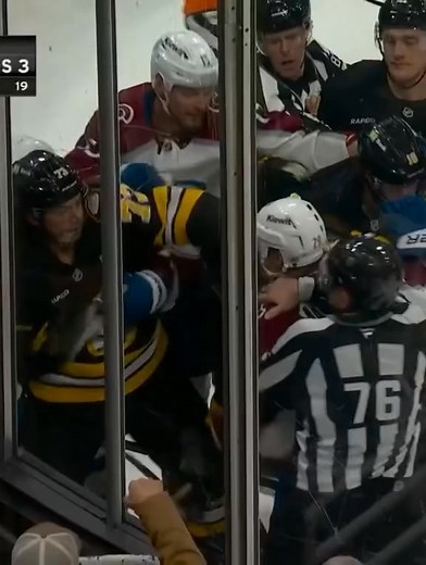 10K views · 174 reactions | The game ended but the fight was just getting started.  #hockeytakeover #nhl #nhlfight #hockey #mcavoy #mackinnon #nhlmemes | Hockey Takeover | Facebook