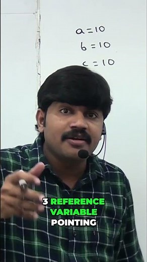 Java Objects & References: Explained Simply! #shorts