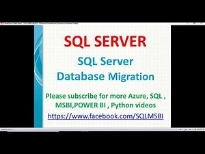SQL Server Database Migration | Sql server migration issues | Upgrade sql 2012 to sql 2016