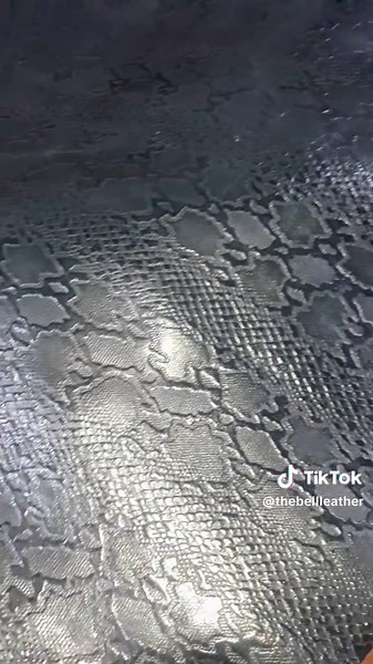 Premium Python-Emboss Leather for Fashion Crafting