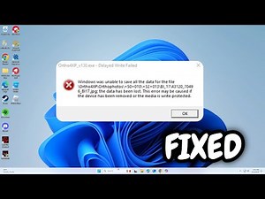 (FIXED) "Delayed Write Failed" error in Windows 10/11