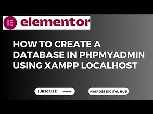 HOW TO CREATE A DATABASE IN PHPMYADMIN USING XAMPP LOCALHOST