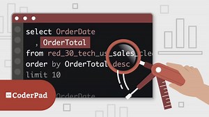 CoderPad solution: Solve an analytical task with Python - Complete Guide to Analytics Engineering Video Tutorial | LinkedIn Learning, formerly Lynda.com