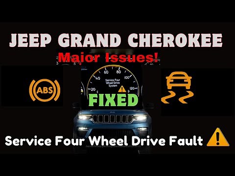 How To Repair Jeep Service Four Wheel Drive Error Message!!