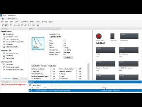 mysql - no connection established or unable to connect to local host