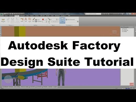 Autodesk Factory Design Suite Tutorial | Factory Design Utilities Tutorial