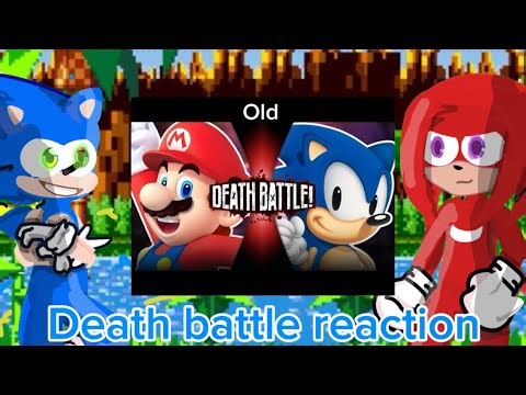 Sonic characters react to Mario vs Sonic death battle (OLD version) ‪@deathbattle‬