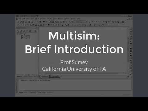 Multisim: Brief Introduction