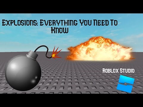 How To Use EXPLOSIONS In ROBLOX