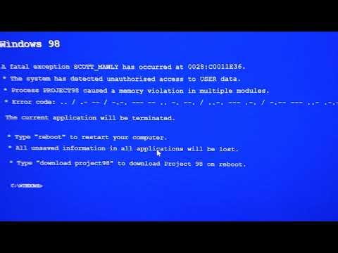 Project 98 - Um jogo que mexe com seu Computador