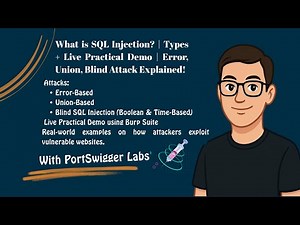 🔥 What is SQL Injection? | Types + Live Practical Demo | Error, Union, Blind Attack Explained!