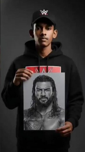 Drawing Roman Reigns.