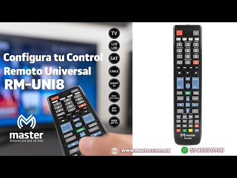 CONFIGURA TU CONTROL REMOTO UNIVERSAL RM-UNI8