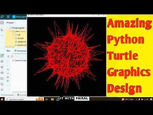How To Create Graphics Using Python Turtle | Python Turtle Graphics Tutorial | Python Design Art