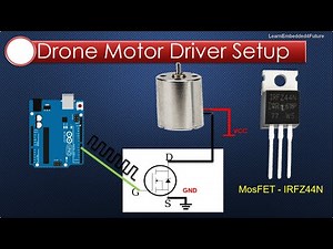 Mini Drone Motor Driver using Arduino