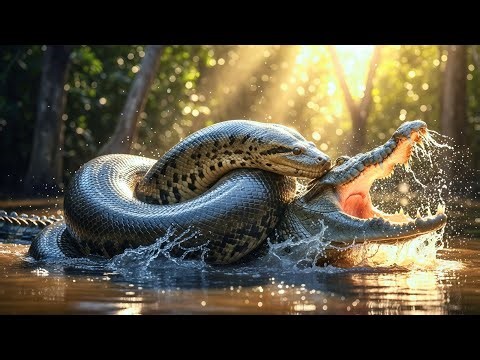 Python vs Crocodile | Battle for Survival