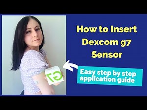 How to insert a Dexcom g7 Sensor | Easy Application Guide!