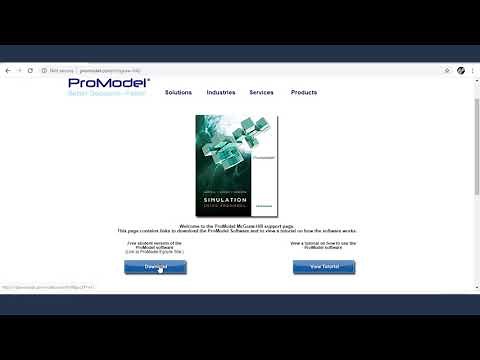 01 Promodel Tutorial : Software Installation