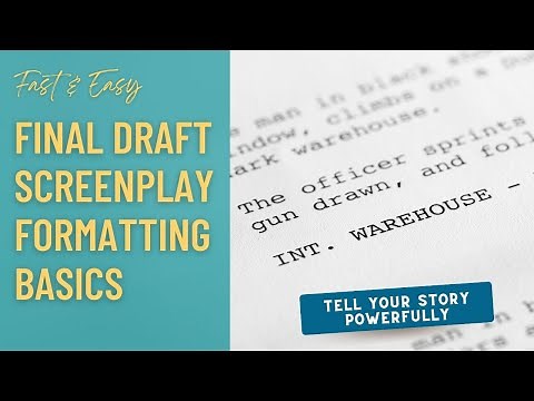Screenplay Formatting Basics Final Draft