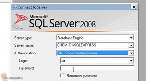 SQL Server 2008 error 18456