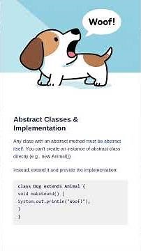 Abstract Methods in Java Explained #codingforbeginners #javaprogramming