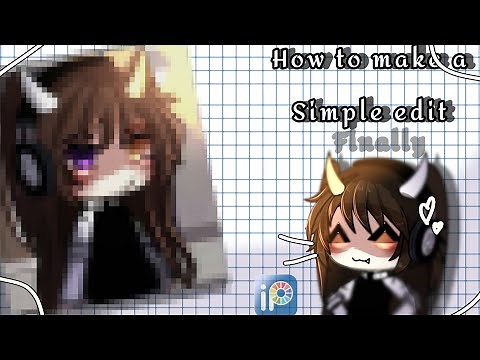 [🌺] How I edit on Ibis paint x,, editing tutorial,, simple edit,, gacha