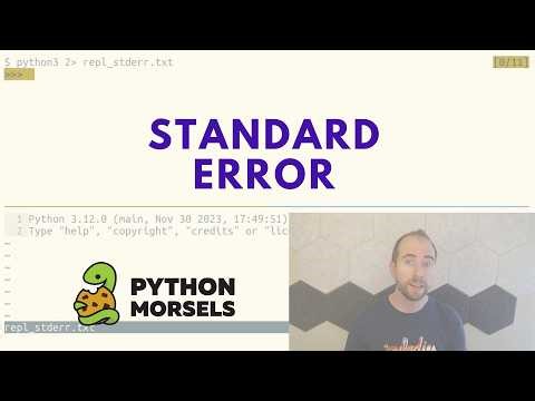 Standard error in Python