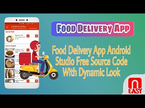 Food Delivery App Android Studio Project Free Source Code And Modification Tutorial | MakeEasy