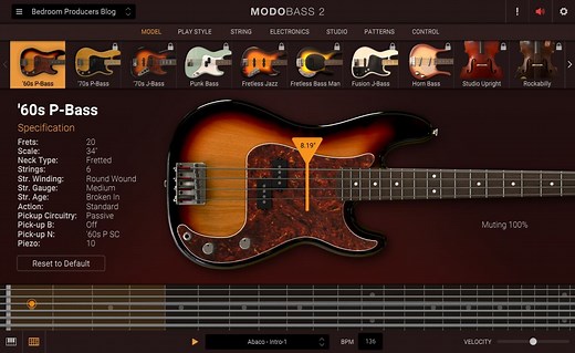 Modo Bass 2 CS Is A FREE Bass Guitar Plugin By IK Multimedia